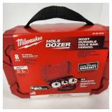 New Milwaukee 49-22-4019  8 Piece Bi-Metal Hole Saw Kit 1 1/2", 2", 2 1/8", 2 1/4"