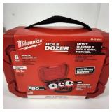 New Milwaukee 49-22-4019  8 Piece Bi-Metal Hole Saw Kit 1 1/2", 2", 2 1/8", 2 1/4"