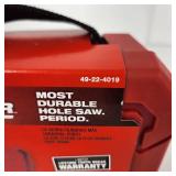 New Milwaukee 49-22-4019  8 Piece Bi-Metal Hole Saw Kit 1 1/2", 2", 2 1/8", 2 1/4"