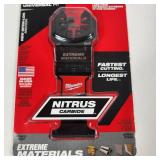 Lot Of Two New Milwaukee Nitrus Carbide Extreme Materials Blades New Open-Lok Anchor 49-25-1571