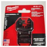 Lot Of Two New Milwaukee Nitrus Carbide Extreme Materials Blades New Open-Lok Anchor 49-25-1571