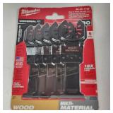New Milwaukee Multi-Tool Blade Set 5 Pack Wood Multi Material 49-25-1135