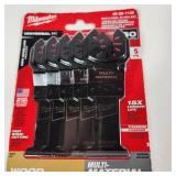 New Milwaukee Multi-Tool Blade Set 5 Pack Wood Multi Material 49-25-1135