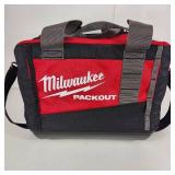 New Milwaukee Packout Insulated Bag Red/Black All-Metal Hardware Impact Resistant Tear-Resistant