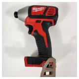 Milwaukee 1/4" Hex Impact Driver 2656-20 Tested Works Great Condition Tested Works TOOL ONLY