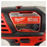 Milwaukee 1/4" Hex Impact Driver 2656-20 Tested Works Great Condition Tested Works TOOL ONLY