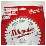 New Milwaukee Fine Finish Wood Blade 5-3/8" Cleaner Cutting 36 Tooth 48-40-0524