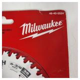 New Milwaukee Fine Finish Wood Blade 5-3/8" Cleaner Cutting 36 Tooth 48-40-0524