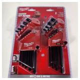 New Milwaukee 2 Piece L-Style Hex Key Set 48-22-2187 Easiest Key Access