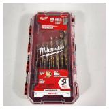 Open Box Milwaukee 15 Piece Red Helix Titanium Drill Bit Set 48-89-4670 One Bit Is Chipped Great Condition