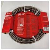 New Milwaukee Inner Core Drop Head Cable With Rust Guard Plating Flexibility And Strong