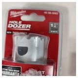 Lot Of Four New Milwaukee Hole Dozers 1-1/4", 1-1/8", 1-5/8 And 1"