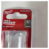 Lot Of Four New Milwaukee Hole Dozers 1", 1-5/16", 1-1/8" And 1-1/4"