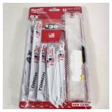 Milwaukee 13 Piece Sawzall Blade Set With Plastic Case 49-22-1113 New/Open Box Complete