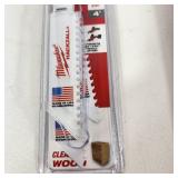 Lot Of Two New Milwaukee Sawzall/Hackzall Blades 5 Pack 49-00-5460 And 5 Pack 48-00-5791