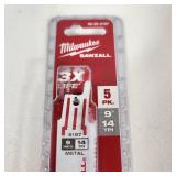 Lot Of Two New Medium Metal Sawzall Blades 5 Packs 48-00-5187