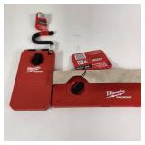 Lot Of Two New Milwaukee Packout Items Belt Clip Rack 48-22-8344 And Large S-Hook For Packout
