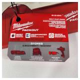 Lot Of Two New Milwaukee Packout Items Belt Clip Rack 48-22-8344 And Large S-Hook For Packout