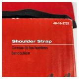 New Milwaukee Shoulder Strap 49-16-2722 And Small Tool Bag Red Some Dirt On Bag