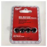 New Milwaukee Rivet Tool Retention Nose Pieces 48-54-0100