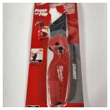 Lot Of Two Open Box Milwaukee Tools Press And Flip Fastback Compact Folding Utility Knife And Shockwave Insert Bits