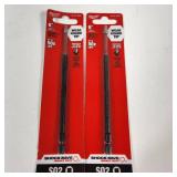 Lot Of Two New 6" Drill Bits Shockwave Impact Duty 48-32-4805