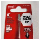 Lot Of Two New 6" Drill Bits Shockwave Impact Duty 48-32-4805