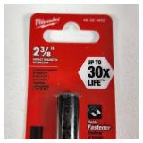 Lot Of Three Milwaukee Items 6" Drill Bit 48-32-4511 Open Package, 2-3/8" Impact Magnetic Bit Holder New And New Replacement Cutter Wheel 48-22-4206