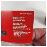 New 2-1/2" Dust Extraction Adapter Kit