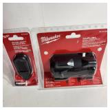 Lot Of Two New Milwaukee Items M12 Fuel Insider Extended Reach Box Ratchet Boot And Stubby Impact Wrench Protective Boot