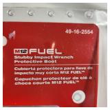 Lot Of Two Milwaukee Items M12 Stubby Impact Wrench Protective Boot And Reach High Speed Ratchet Protective Boot