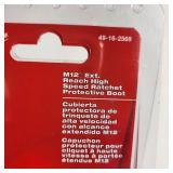 Lot Of Two Milwaukee Items M12 Stubby Impact Wrench Protective Boot And Reach High Speed Ratchet Protective Boot