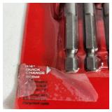 Milwaukee Flat Boring Set 13 Piece 1/4"-1" 48-27-1520 Open Package
