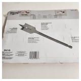 Milwaukee Flat Boring Set 13 Piece 1/4"-1" 48-27-1520 Open Package