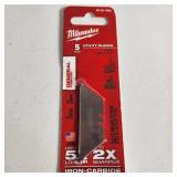 Miscellaneous Milwaukee Items Open Packages Hammer Drill Bit 1/4", 4 Piece Screw Extractor, Utility Blades And 6in1 Utility Knife