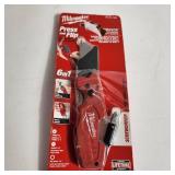 Miscellaneous Milwaukee Items Open Packages Hammer Drill Bit 1/4", 4 Piece Screw Extractor, Utility Blades And 6in1 Utility Knife