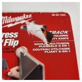Miscellaneous Milwaukee Items Open Packages Hammer Drill Bit 1/4", 4 Piece Screw Extractor, Utility Blades And 6in1 Utility Knife