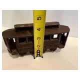 Vintage Cast Iron Toy Trolley #14