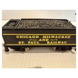 HO Scale 612 Mother Hubbard Steam Engine & Chicago, Milwaukee and St Paul Railway Hopper