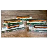 Kato N Scale Great Northern EMD F7A/F7B Locomotive and Passenger Cars