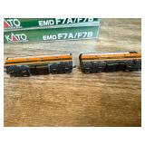 Kato N Scale Great Northern EMD F7A/F7B Locomotive and Passenger Cars
