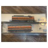 Kato N Scale Great Northern EMD F7A/F7B Locomotive and Passenger Cars