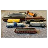 Misc. N Scale Model Train Cars and Parts