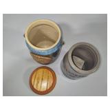 Lanesboro & Wild Rice Pottery Canisters