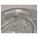 Clear Goofus Glass Vase