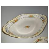 Nippon Hand Painted Serving Dish & Salt Dips