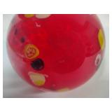 Murano Inspired Tall Glass Art Vase