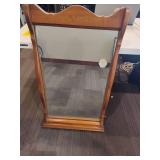 Large Wooden Mirror