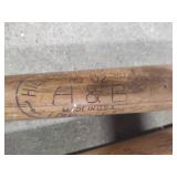 Vintage Wood Bats & Baseball Books