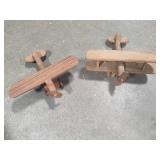 Wood Circus Train Set & Airplanes